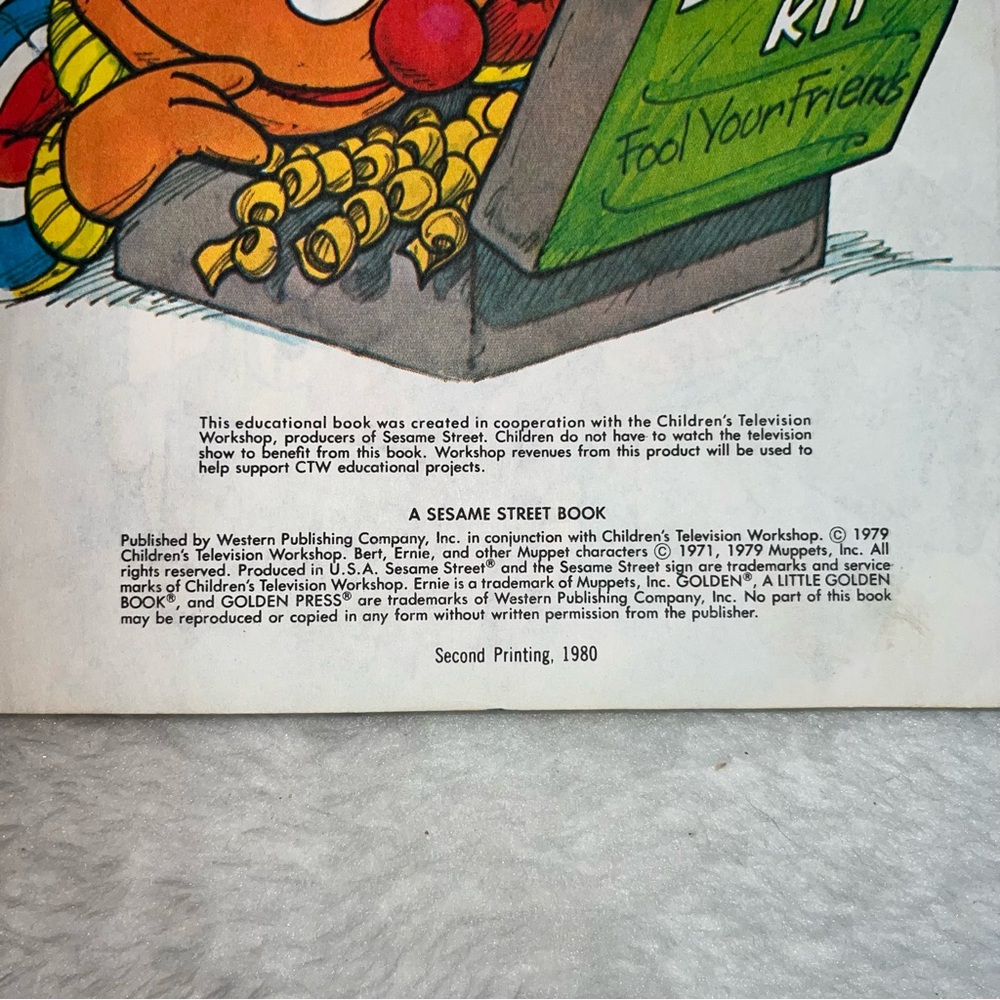 The Many Faces of Ernie Sesame Street a Little Golden Book - Picture 4 of 7